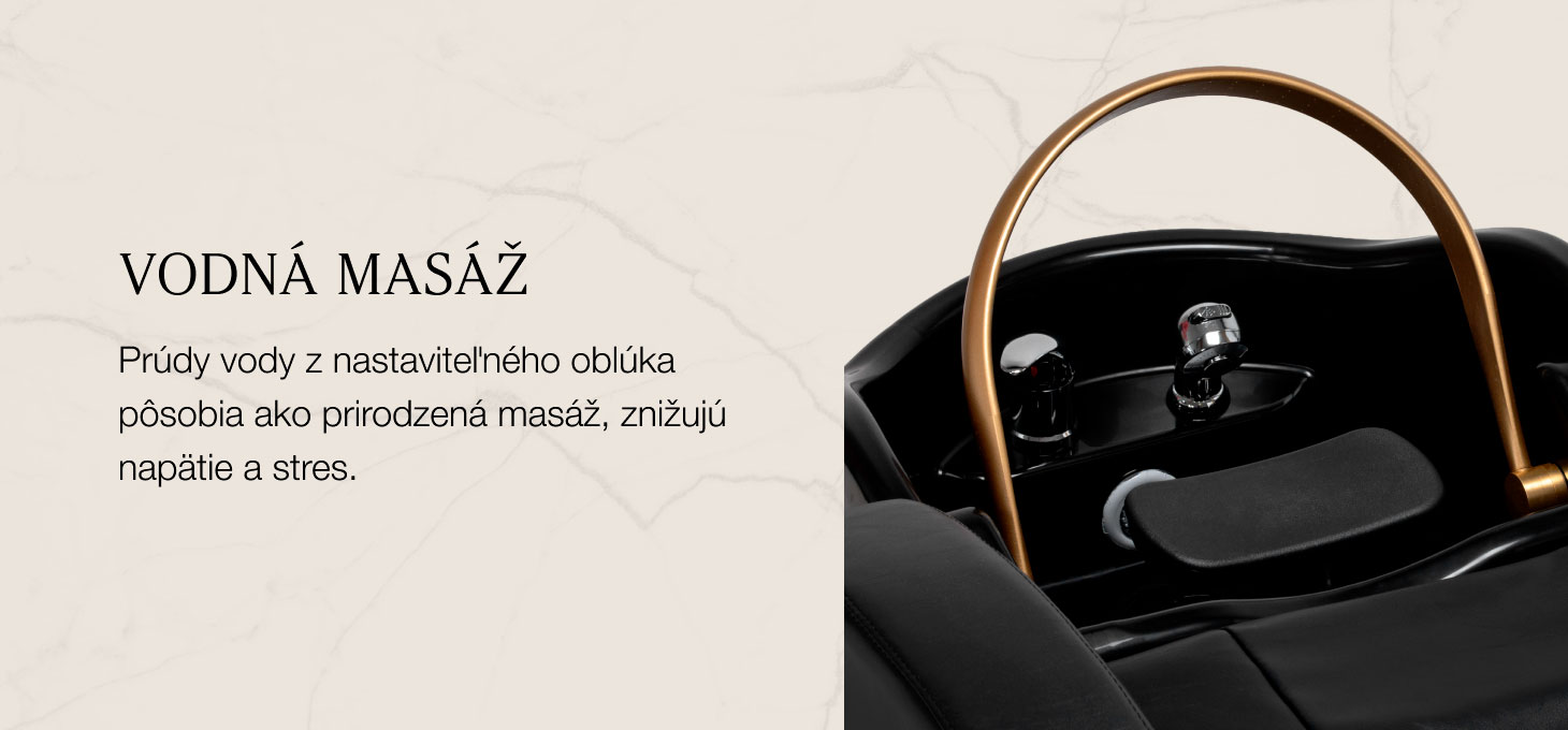 Kadernícky umývací box s masážnym ležadlom Gabbiano Head SPA Sea 501 - detail produktu 4