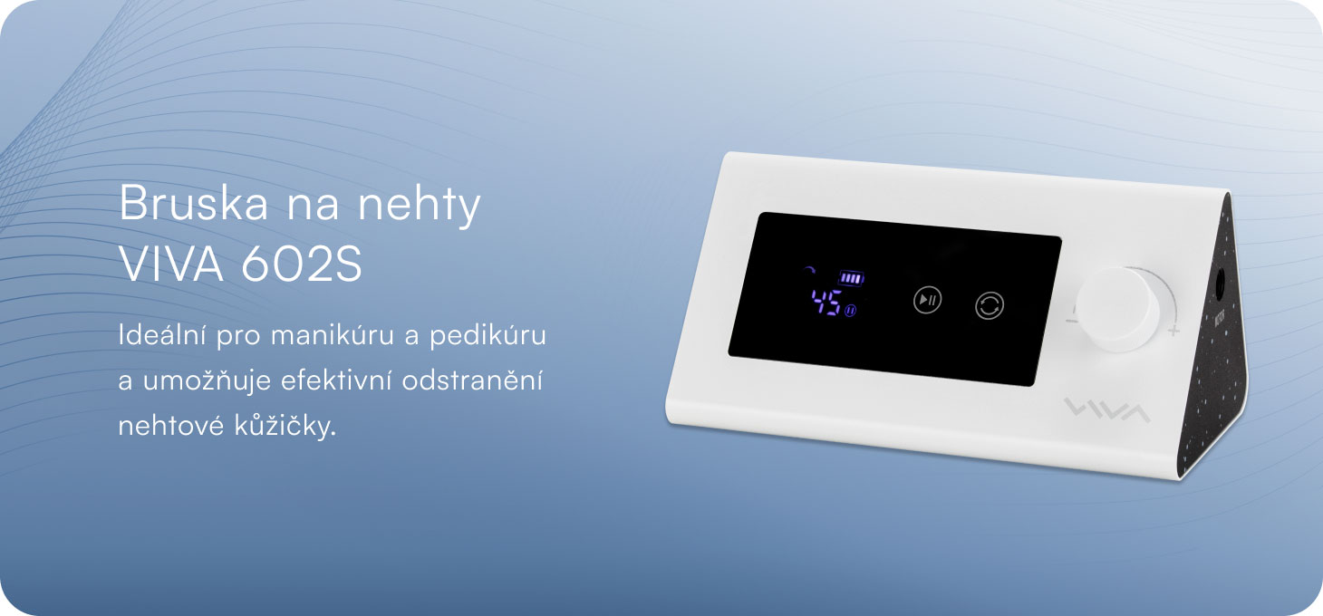 Bruska na nechty VIVA 602 S biela - detail produktu 2